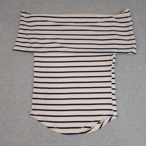 We The Free S Melbourne Striped Off Shoulder Top Fits Small Casual Boho Festive - Picture 10 of 11